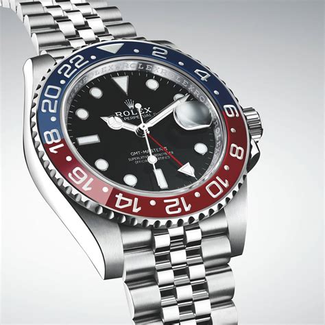 rolex gmt rot blau|Rolex oyster steel gmt.